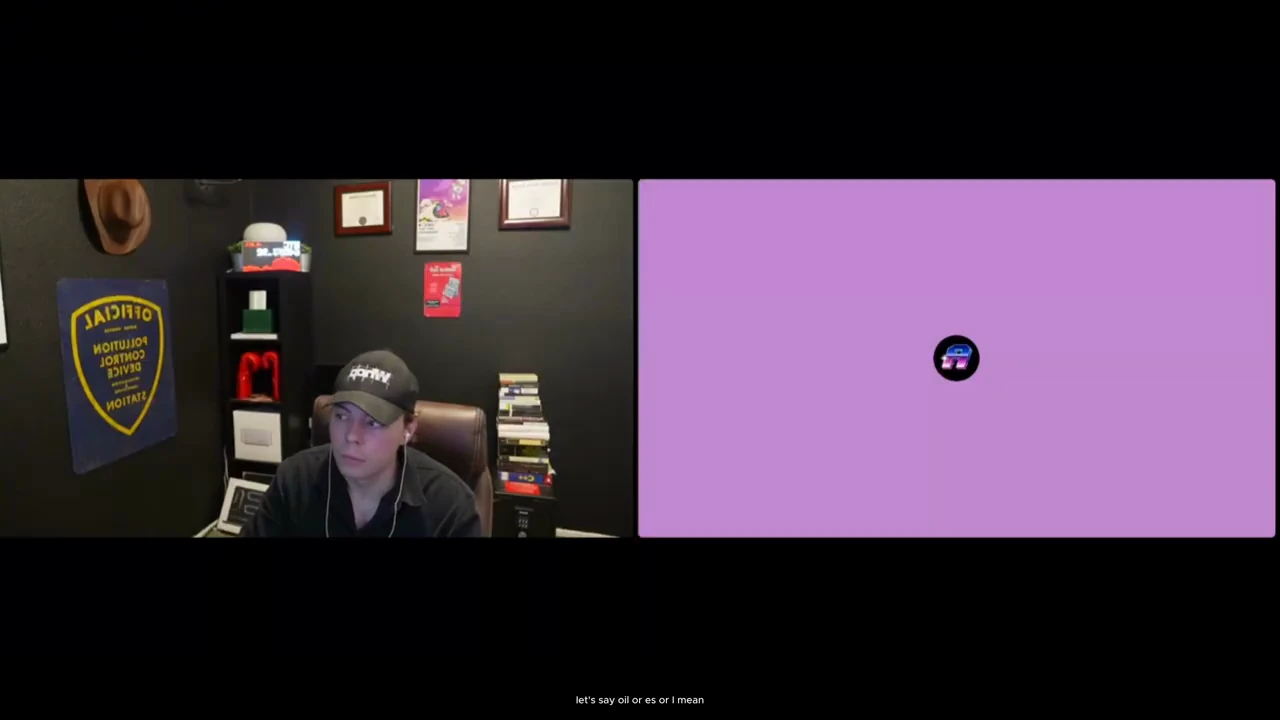 AJ speaks with Izzy in a remote interview; Izzy uses a camera-off avatar
